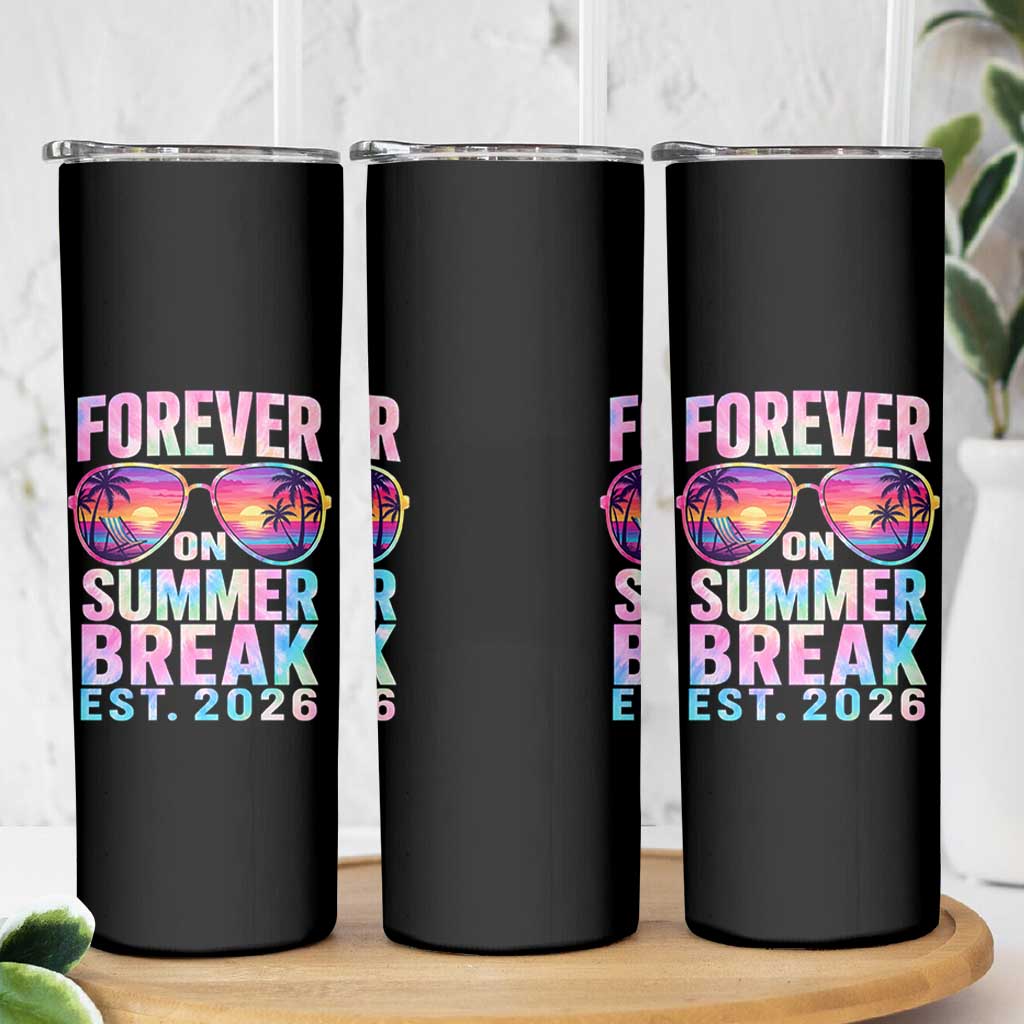 Retired Teacher Skinny Tumbler Forever On Summer Break Retirement 2026