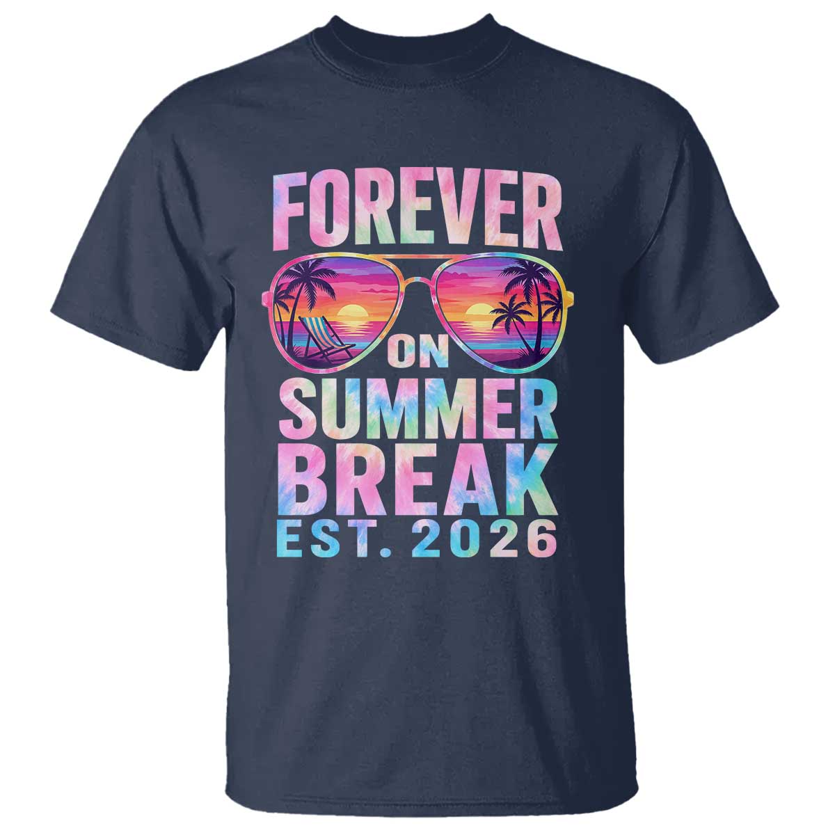 Retired Teacher T Shirt Forever On Summer Break Retirement 2026