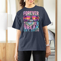 Retired Teacher T Shirt For Women Forever On Summer Break Retirement 2026