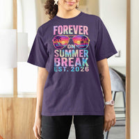 Retired Teacher T Shirt For Women Forever On Summer Break Retirement 2026