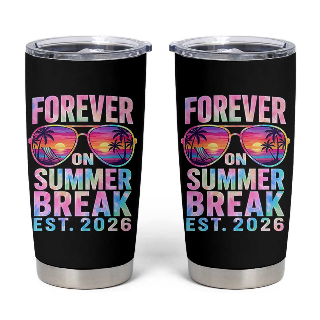 Retired Teacher Tumbler Cup Forever On Summer Break Retirement 2026