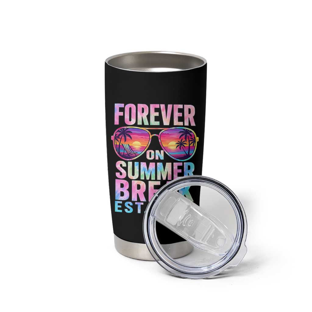 Retired Teacher Tumbler Cup Forever On Summer Break Retirement 2026
