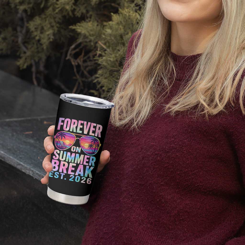 Retired Teacher Tumbler Cup Forever On Summer Break Retirement 2026