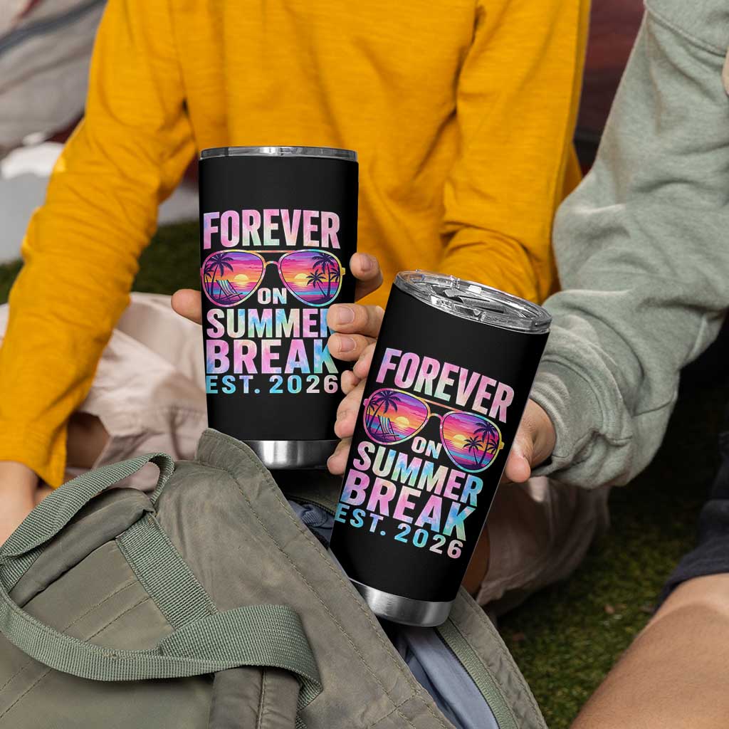 Retired Teacher Tumbler Cup Forever On Summer Break Retirement 2026