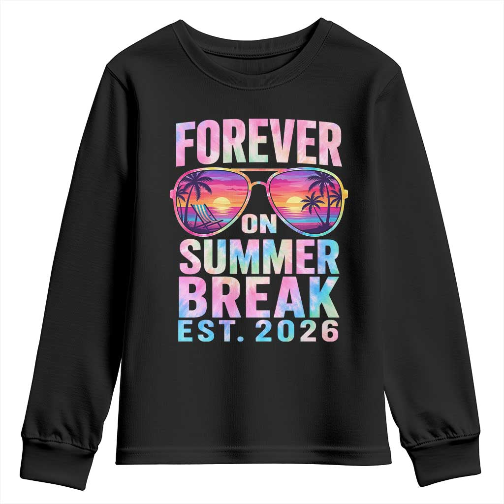 Retired Teacher Youth Sweatshirt Forever On Summer Break Retirement 2026