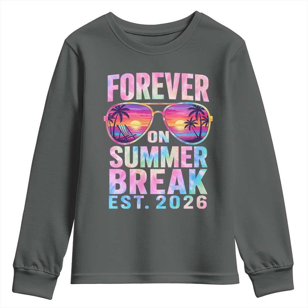 Retired Teacher Youth Sweatshirt Forever On Summer Break Retirement 2026