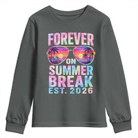 Retired Teacher Youth Sweatshirt Forever On Summer Break Retirement 2026