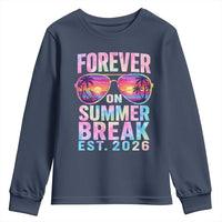 Retired Teacher Youth Sweatshirt Forever On Summer Break Retirement 2026