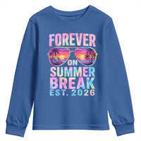 Retired Teacher Youth Sweatshirt Forever On Summer Break Retirement 2026