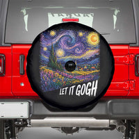 Let it Gogh Funny Vincent Van Gogh Starry Night Spare Tire Cover