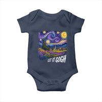 Let it Gogh Funny Vincent Van Gogh Starry Night Baby Onesie