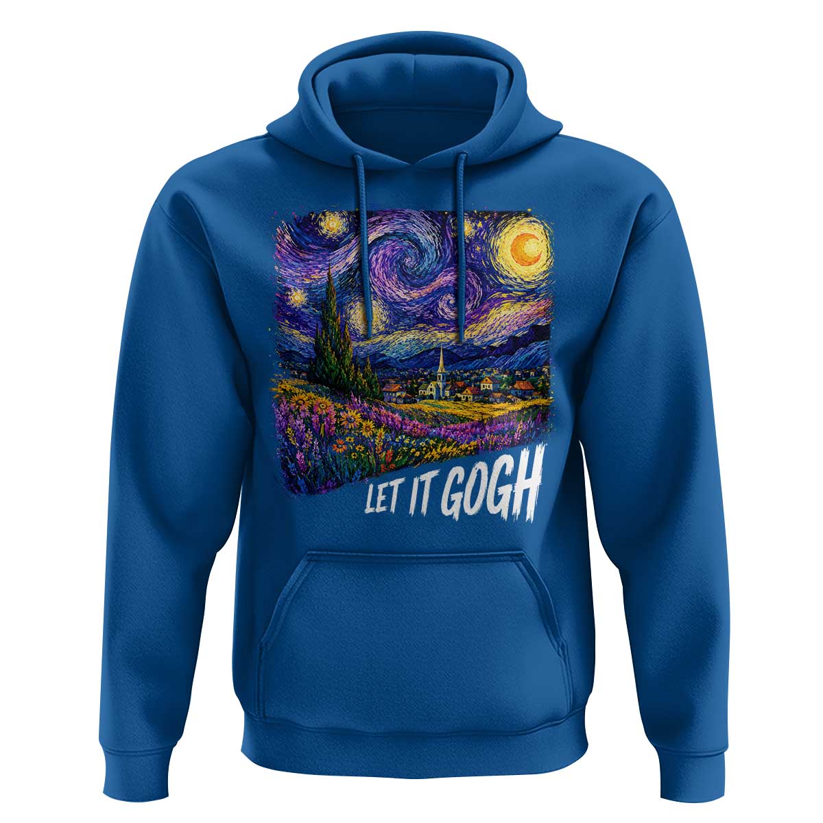 Let it Gogh Funny Vincent Van Gogh Starry Night Hoodie