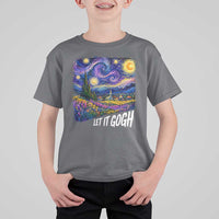 Let it Gogh Funny Vincent Van Gogh Starry Night T Shirt For Kid
