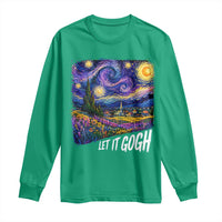 Let it Gogh Funny Vincent Van Gogh Starry Night Long Sleeve Shirt