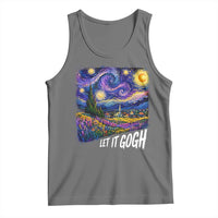 Let it Gogh Funny Vincent Van Gogh Starry Night Tank Top