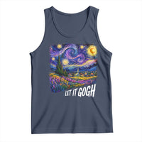 Let it Gogh Funny Vincent Van Gogh Starry Night Tank Top