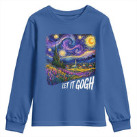 Let it Gogh Funny Vincent Van Gogh Starry Night Youth Sweatshirt