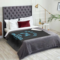Promoted to Dad 2026 Throw Blanket New Dad Gifts for First Time Daddy Fathers Day