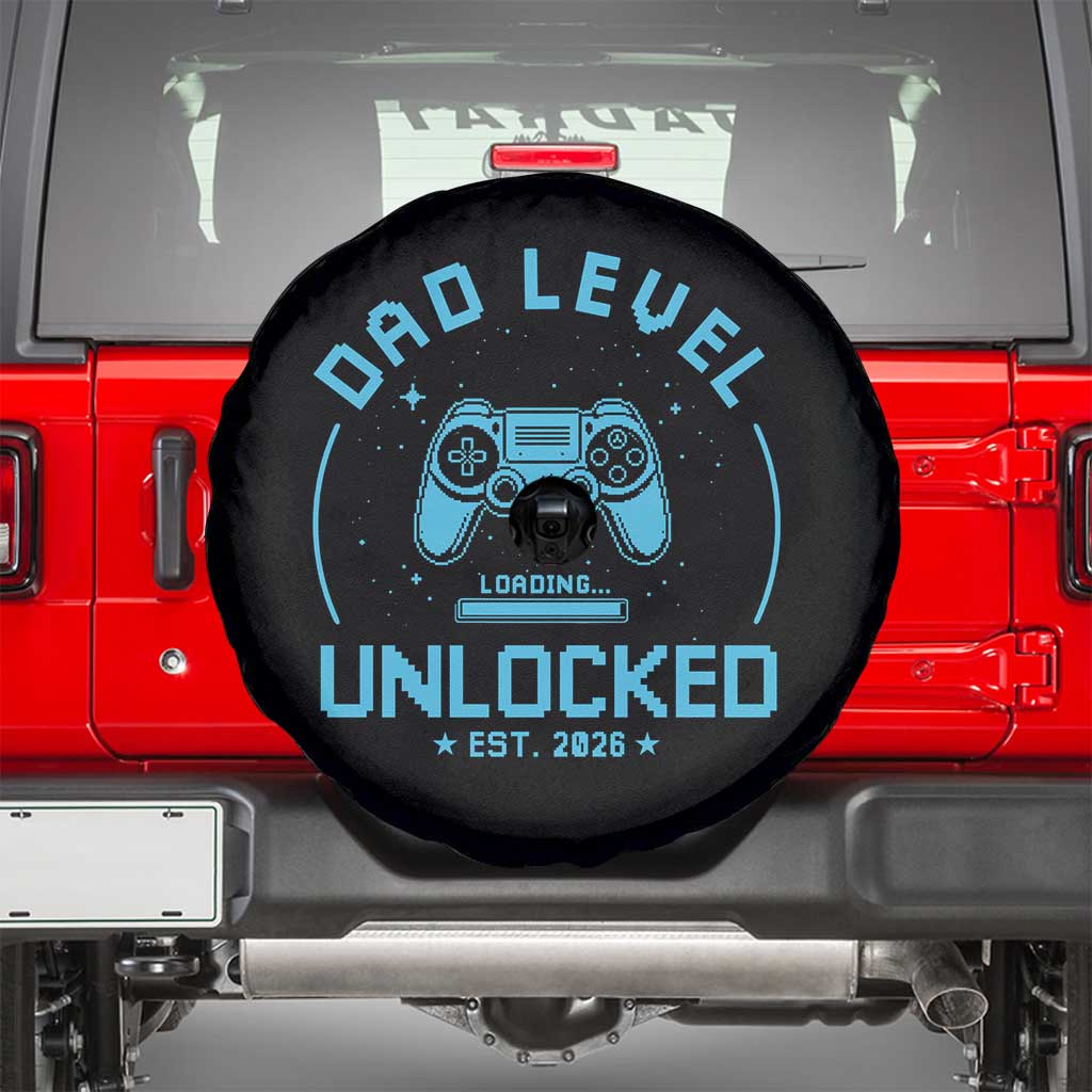 Promoted to Dad 2026 Spare Tire Cover New Dad Gifts for First Time Daddy Fathers Day