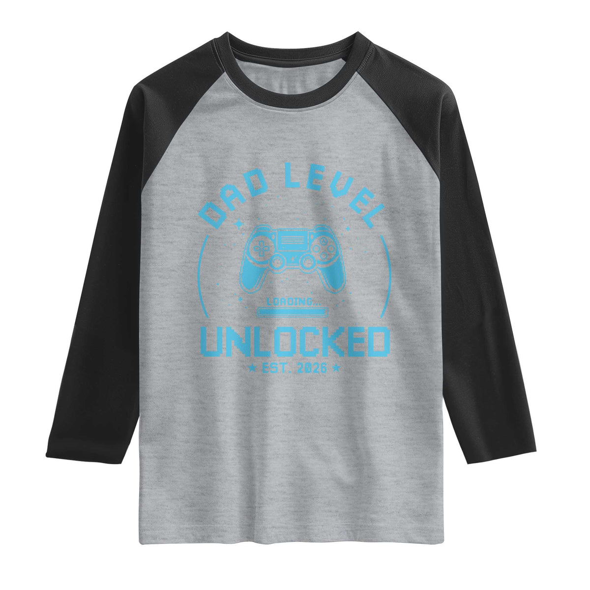 Promoted to Dad 2026 Raglan Shirt New Dad Gifts for First Time Daddy Fathers Day