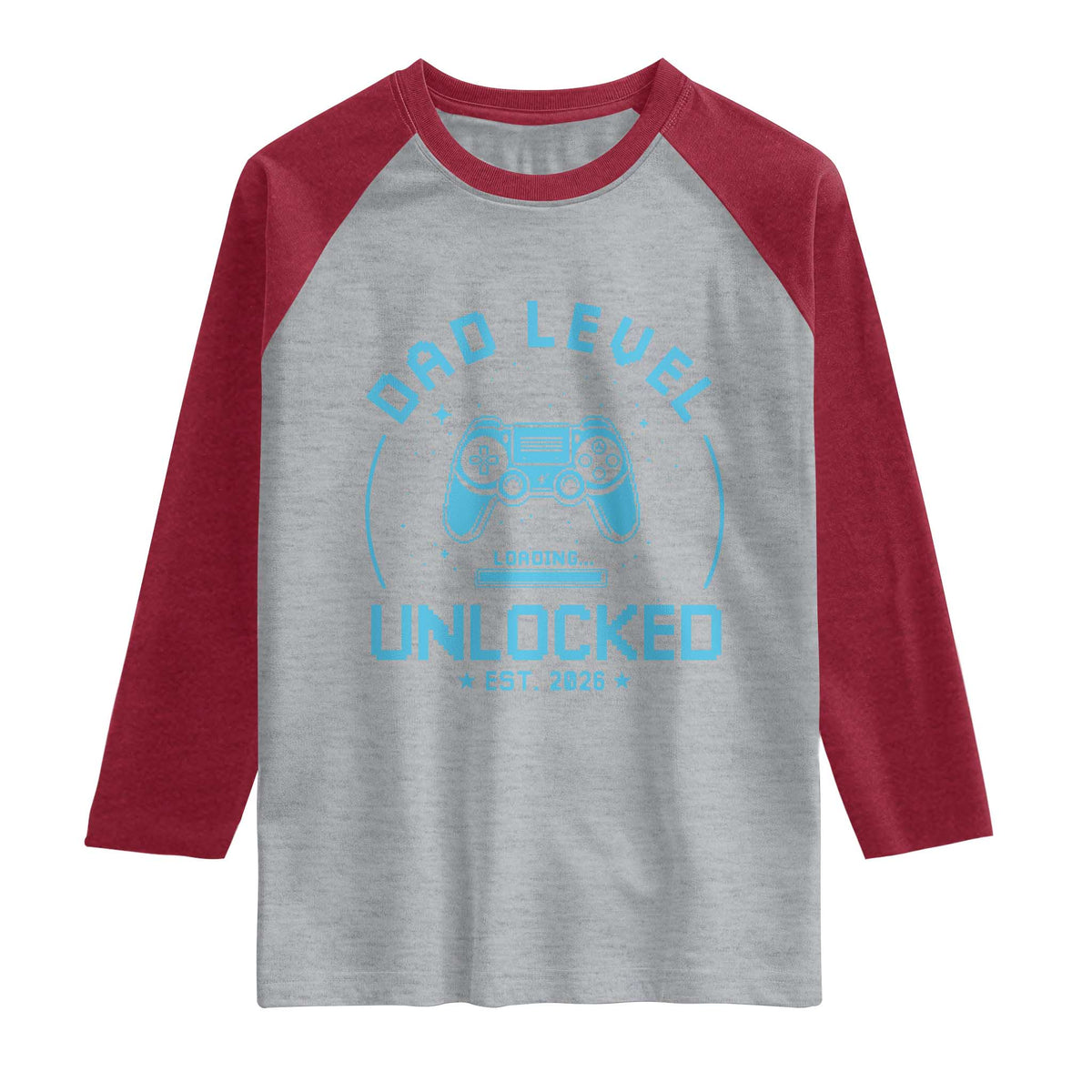 Promoted to Dad 2026 Raglan Shirt New Dad Gifts for First Time Daddy Fathers Day