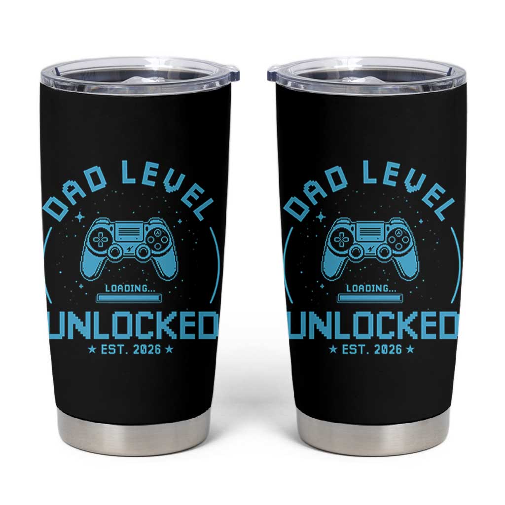 Promoted to Dad 2026 Tumbler Cup New Dad Gifts for First Time Daddy Fathers Day