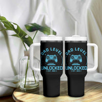 Promoted to Dad 2026 Tumbler With Handle New Dad Gifts for First Time Daddy Fathers Day