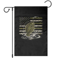 Flounder Fishing Camouflage American Flag Garden Flag Patriotic Flatfish Angler Gift Saltwater Fishing Lovers