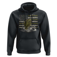 Flounder Fishing Camouflage American Flag Hoodie Patriotic Flatfish Angler Gift Saltwater Fishing Lovers