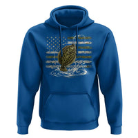 Flounder Fishing Camouflage American Flag Hoodie Patriotic Flatfish Angler Gift Saltwater Fishing Lovers