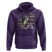 Camouflage American Flag Trout Fishing Hoodie Patriotic Saltwater Angler Gift Sea Fishing Lovers