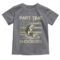 Part Time Hooker Toddler T Shirt Retro Funny Fishing Camouflage Camo US Flag