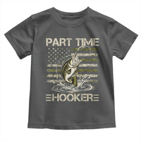 Part Time Hooker Toddler T Shirt Retro Funny Fishing Camouflage Camo US Flag