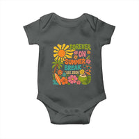 Retired Teacher Gift Baby Onesie Forever On Summer Break Retirement 2026 Vintage Flower Graphic