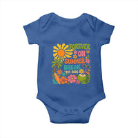 Retired Teacher Gift Baby Onesie Forever On Summer Break Retirement 2026 Vintage Flower Graphic