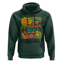 Retired Teacher Gift Hoodie Forever On Summer Break Retirement 2026 Vintage Flower Graphic
