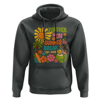 Retired Teacher Gift Hoodie Forever On Summer Break Retirement 2026 Vintage Flower Graphic