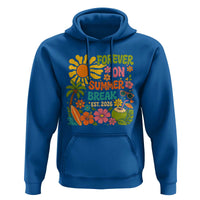 Retired Teacher Gift Hoodie Forever On Summer Break Retirement 2026 Vintage Flower Graphic