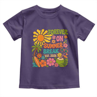 Retired Teacher Gift Toddler T Shirt Forever On Summer Break Retirement 2026 Vintage Flower Graphic