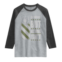 Im Friendly But My Wife Isnt Funny Husband Raglan Shirt Vintage American Flag