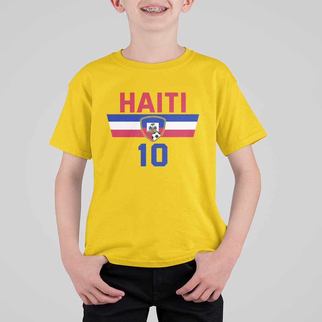 Haiti Haitian Flag T Shirt For Kid Proud Haitienne Cheer Country Favorite Spirit Game Caribbean Souvenir