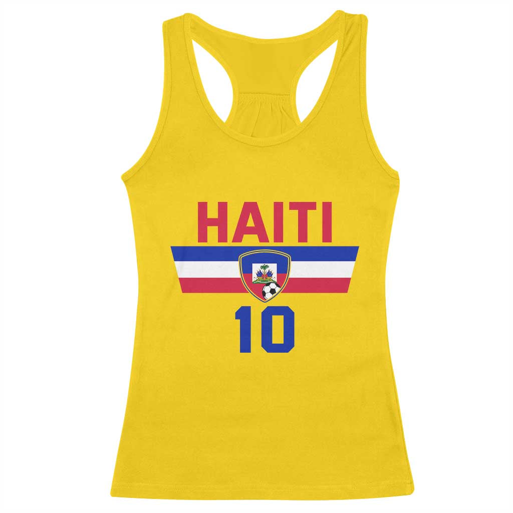 Haiti Haitian Flag Racerback Tank Top Proud Haitienne Cheer Country Favorite Spirit Game Caribbean Souvenir