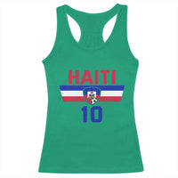 Haiti Haitian Flag Racerback Tank Top Proud Haitienne Cheer Country Favorite Spirit Game Caribbean Souvenir