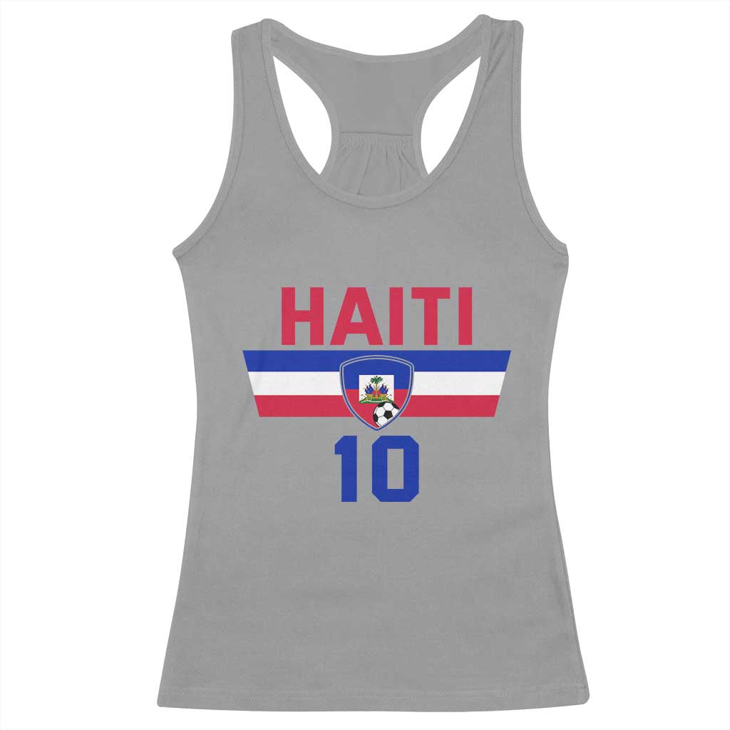 Haiti Haitian Flag Racerback Tank Top Proud Haitienne Cheer Country Favorite Spirit Game Caribbean Souvenir