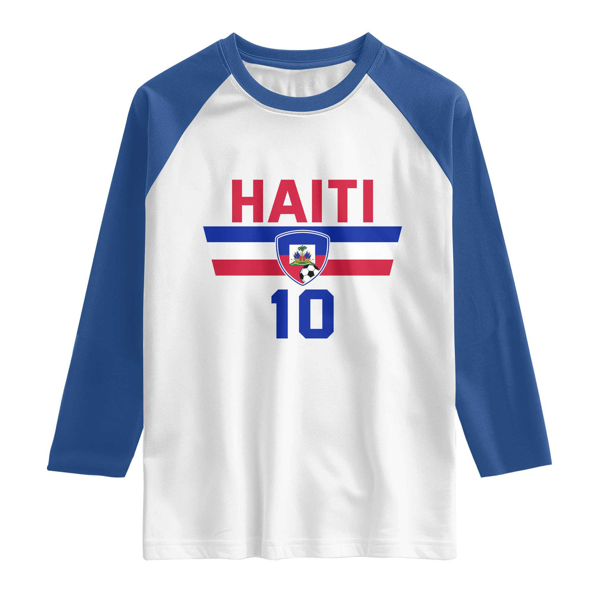 Haiti Haitian Flag Raglan Shirt Proud Haitienne Cheer Country Favorite Spirit Game Caribbean Souvenir