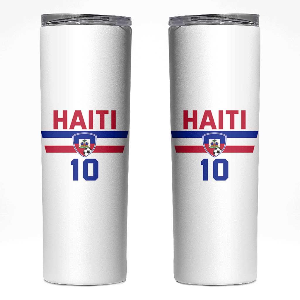 Haiti Haitian Flag Skinny Tumbler Proud Haitienne Cheer Country Favorite Spirit Game Caribbean Souvenir