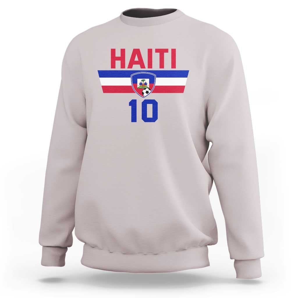 Haiti Haitian Flag Sweatshirt Proud Haitienne Cheer Country Favorite Spirit Game Caribbean Souvenir