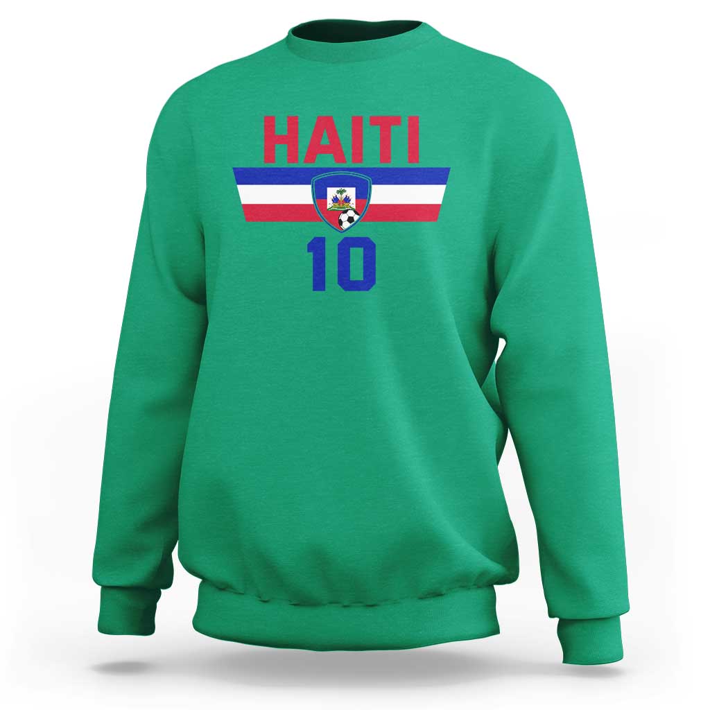 Haiti Haitian Flag Sweatshirt Proud Haitienne Cheer Country Favorite Spirit Game Caribbean Souvenir