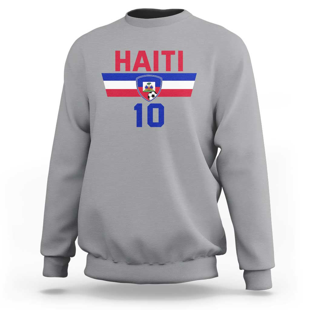 Haiti Haitian Flag Sweatshirt Proud Haitienne Cheer Country Favorite Spirit Game Caribbean Souvenir