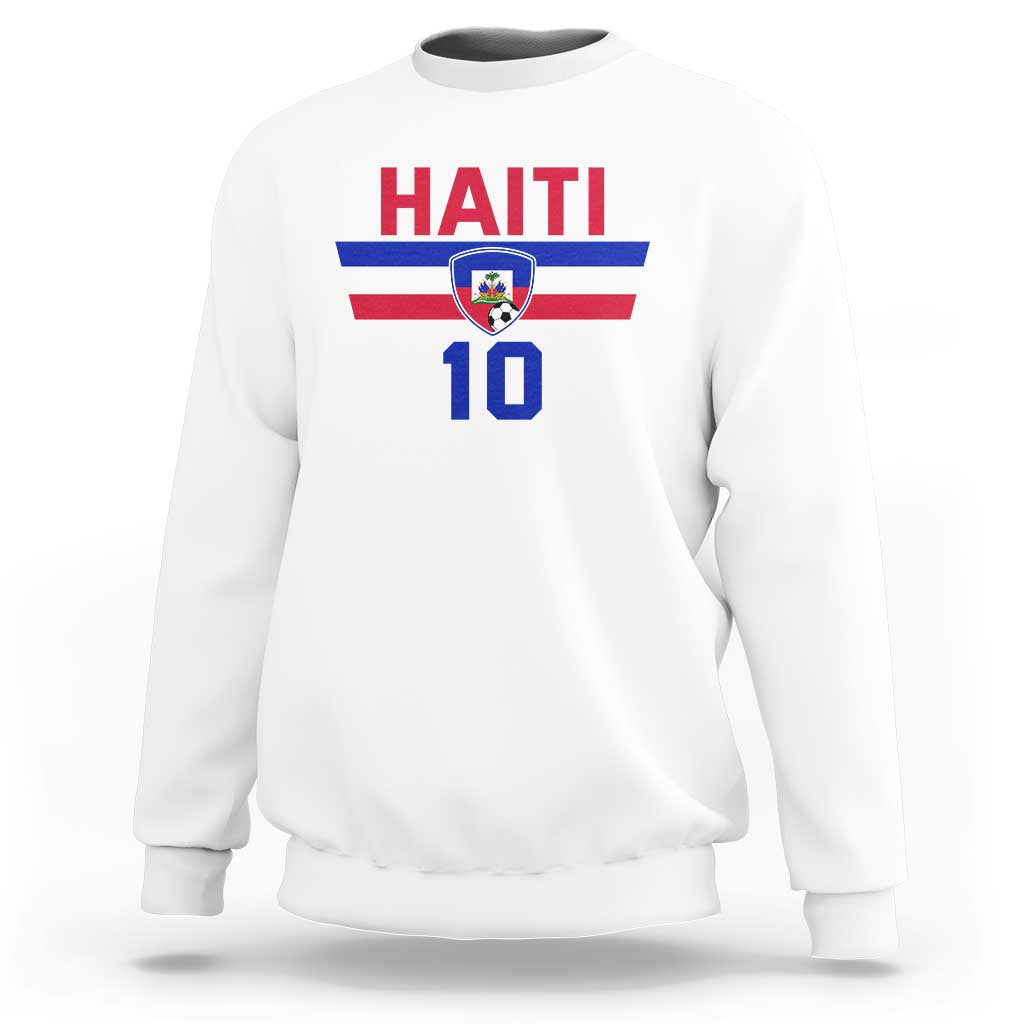 Haiti Haitian Flag Sweatshirt Proud Haitienne Cheer Country Favorite Spirit Game Caribbean Souvenir